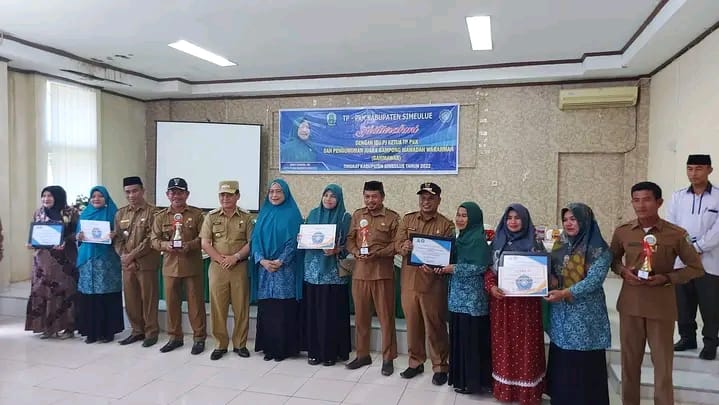 Desa Busung Indah Meraih Juara II (Dua) Lomba Desa GAMMAWAR Tahun 2022 Tingkat Kabupaten Simeulue 